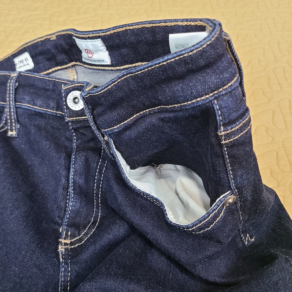 AG Adriano Goldschmied B Type 01 denim ankle jeggings size 29 - Picture 4 of 10